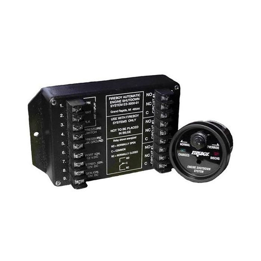 FireboyXintex 8 Circuit Engine Shutdown wTime Delay Round Display ES801501