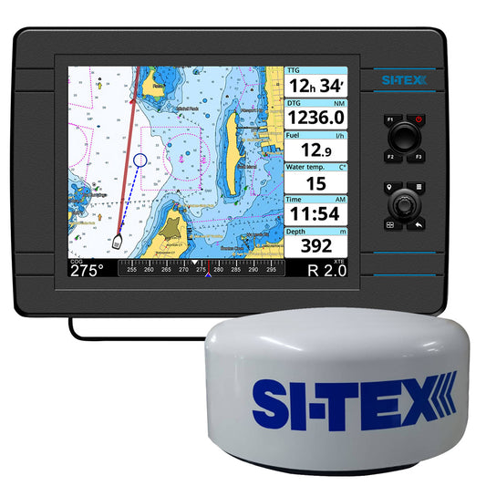 SITEX NavPro 1200F wMDS15 WiFi 20 HiRes Digital Radome Radar w15M Cable NAVPRO1200FR