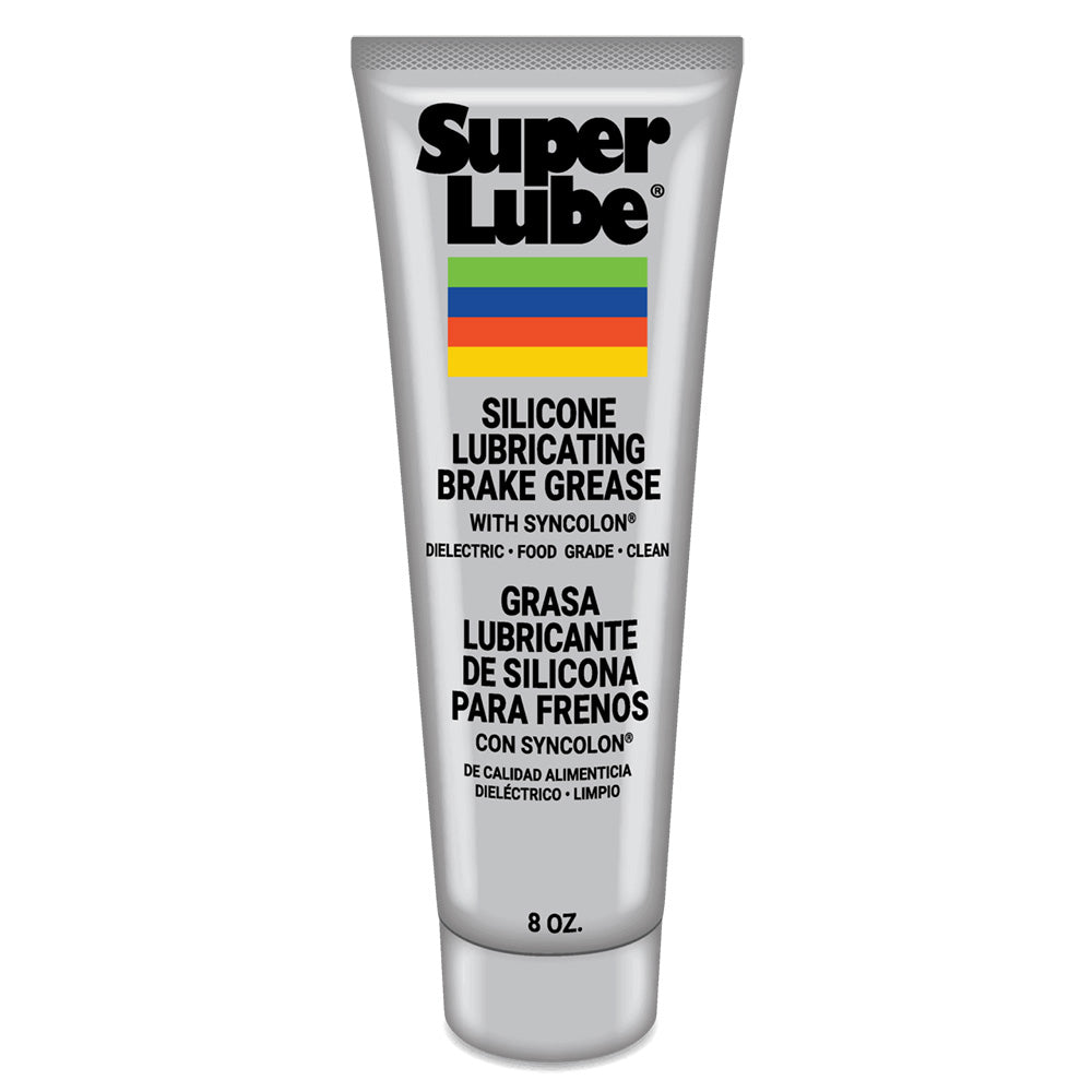 Super Lube Silicone Lubricating Brake Grease wSyncolon 8oz Tube 97008