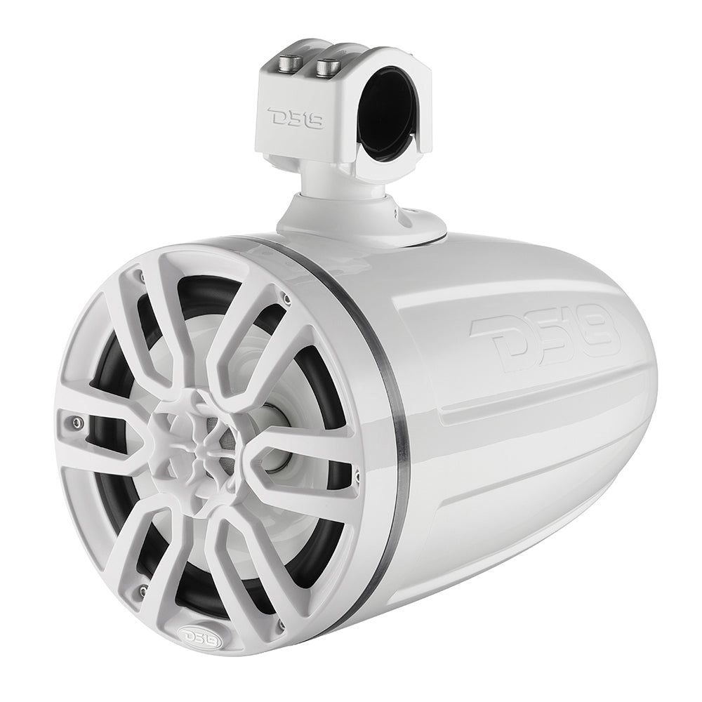 DS18 X Series HYDRO 65 Wakeboard Pod Tower Speaker wRGB LED Light 300W White NXLX6TPWH