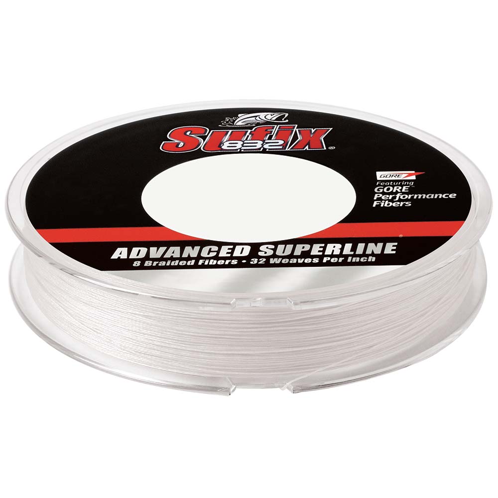 Sufix 832 Advanced Superline Braid 10lb Ghost 300 yds 660110GH