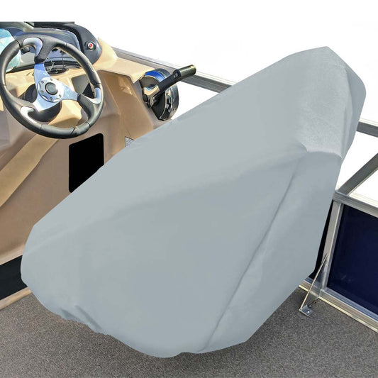 Carver PolyFlex II Captains Chair Cover Fits up to 32H x 26W x 25D Grey 61061F10