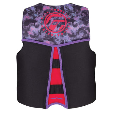 Full Throttle Youth RapidDry FlexBack Life Jacket PinkBlack 14250010500222