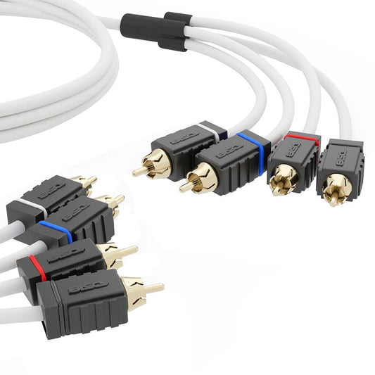 DS18 Marine Tinned OFC RCA Cable 4 Channel 25 MOFCR25FT4CH