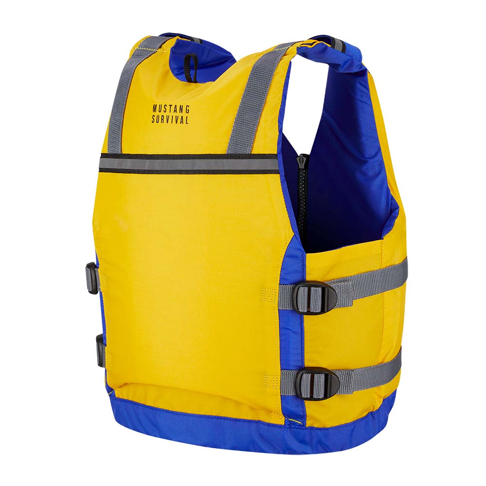 Mustang Youth Reflex Foam Vest YellowRoyal Blue MV70302200216