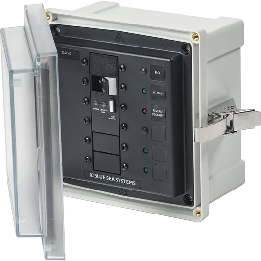 Blue Sea 3123 SMS Panel Enclosure wELCI 32A 3 Blanks 230V AC 3123