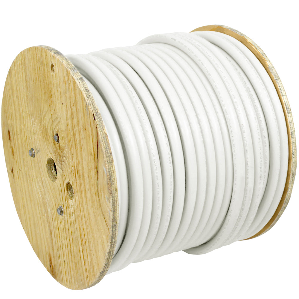 Pacer White 2 AWG Battery Cable 250 WUL2WH250