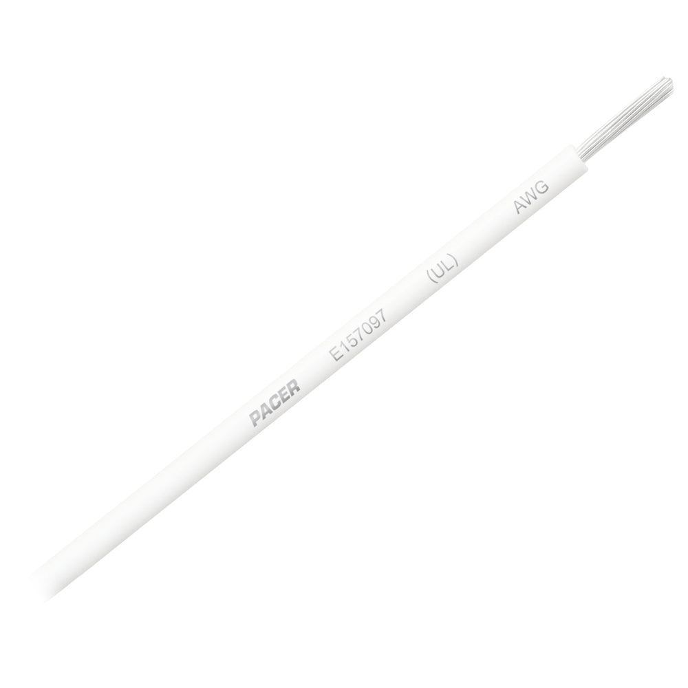 Pacer White 16 AWG Primary Wire 25 WUL16WH25
