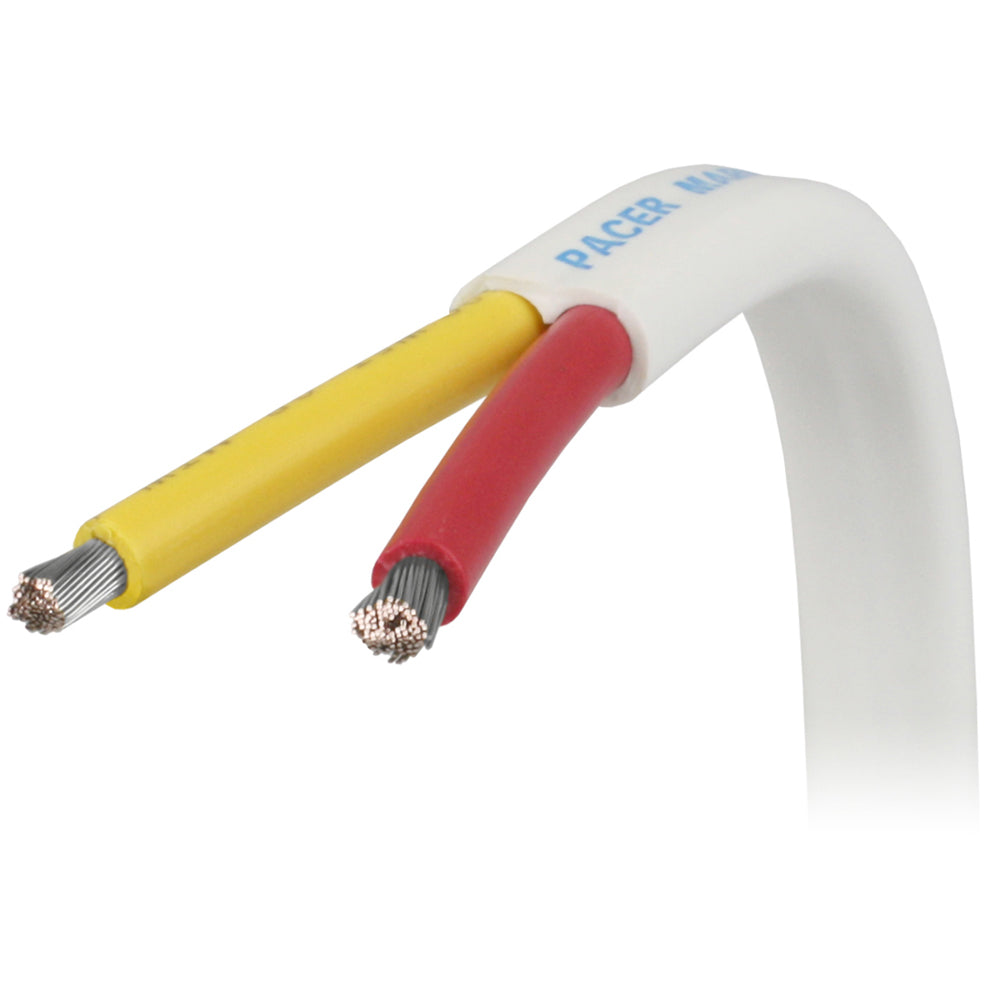 Pacer 142 AWG Safety Duplex Cable Flat Cable RedYellow 100 W142RYW100