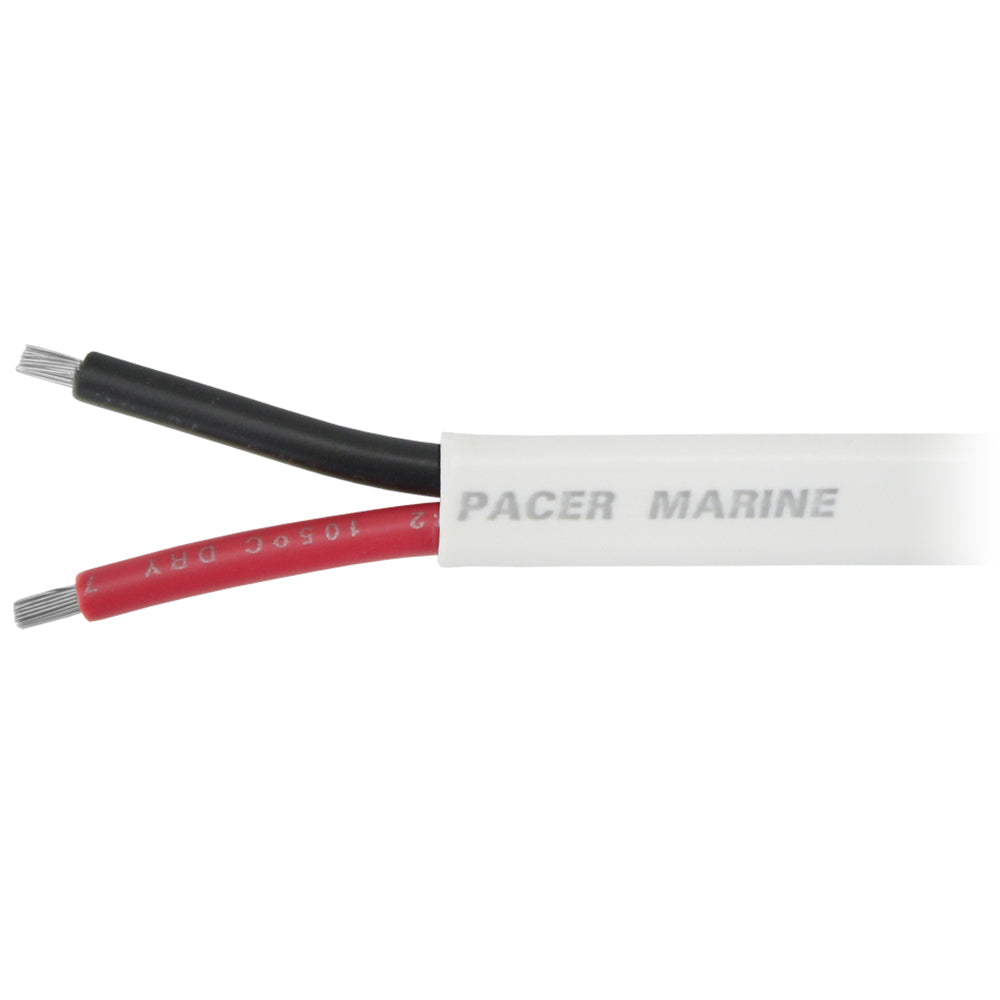 Pacer 82 AWG Duplex Cable Flat Cable RedBlack 50 W82DC50