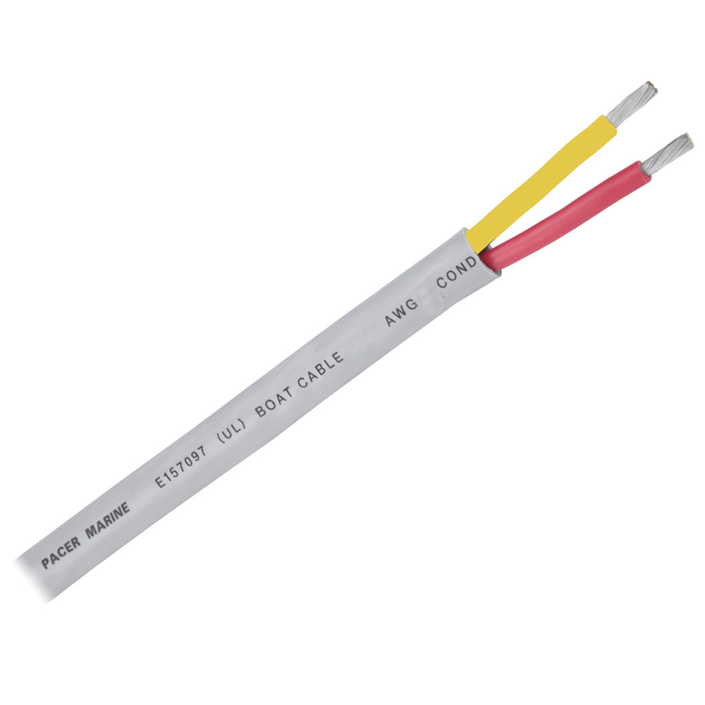 Pacer 122 AWG Round Safety Duplex Cable RedYellow 100 WR122RYW100