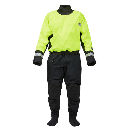 Mustang MSD576 Water Rescue Dry Suit Fluorescent Yellow GreenBlack XL MSD57602251XL101