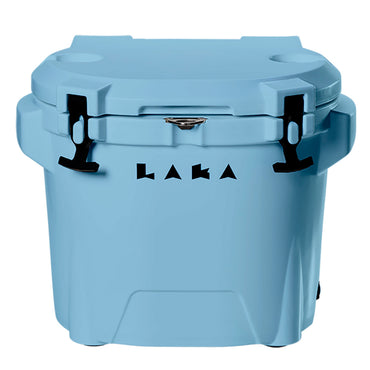 LAKA Coolers 30 Qt Cooler wTelescoping Handle Wheels Blue 1080