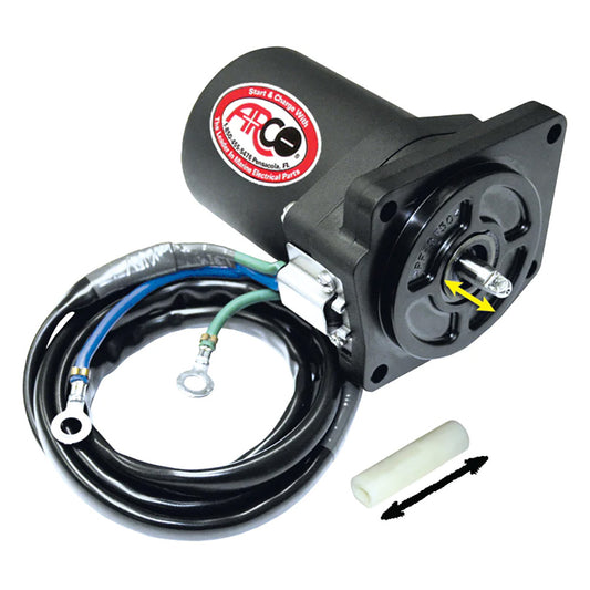 ARCO Marine Replacement Outboard Tilt Trim Motor Yamaha4 Bolt 58 Flat Blade Shaft 6258