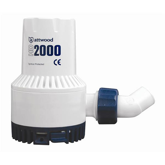 Attwood HD2000 Heavy Duty Bilge Pump 24V 2000 GPH 47704