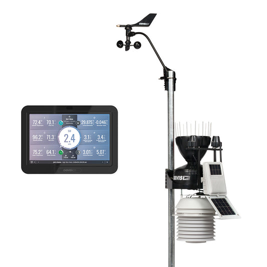 Davis Vantage Pro2 Plus Wireless Weather Station wWeatherLink Console 24hr Fan Aspirated Radiation Shield UV Solar