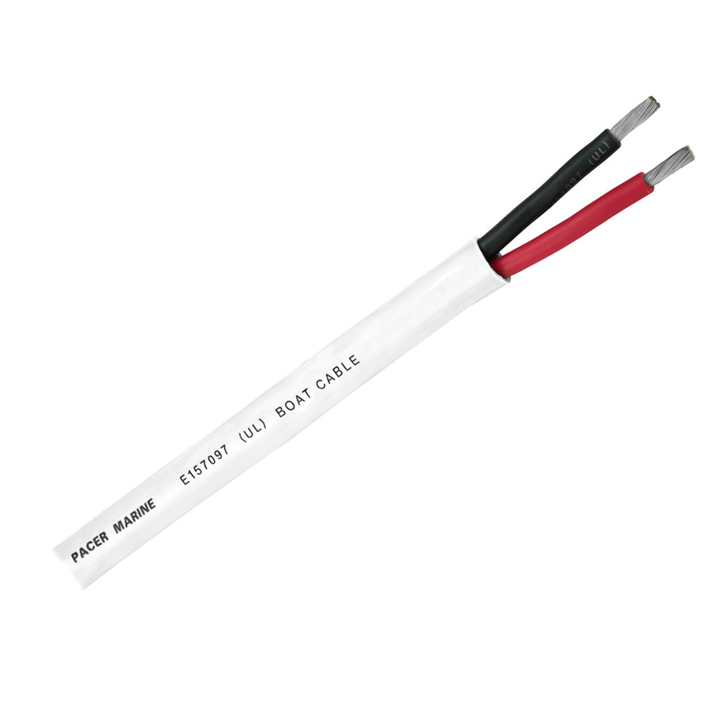 Pacer Duplex 2 Conductor Cable 100 122 AWG Round Cable Red Black WR122DC100