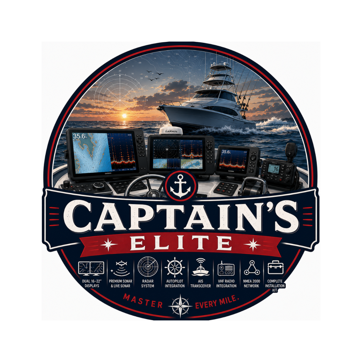 Captain's Elite Integrated Marine Electronics System