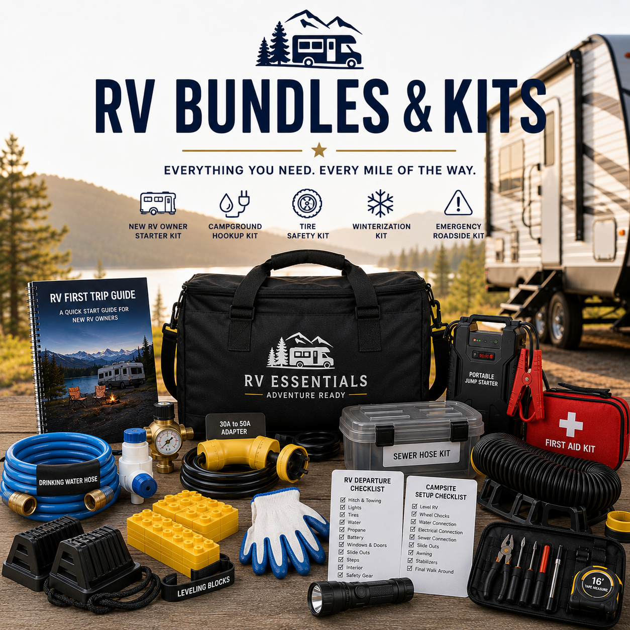 RV Bundles & Starter Kits | Camping, Safety & Hookup Essentials