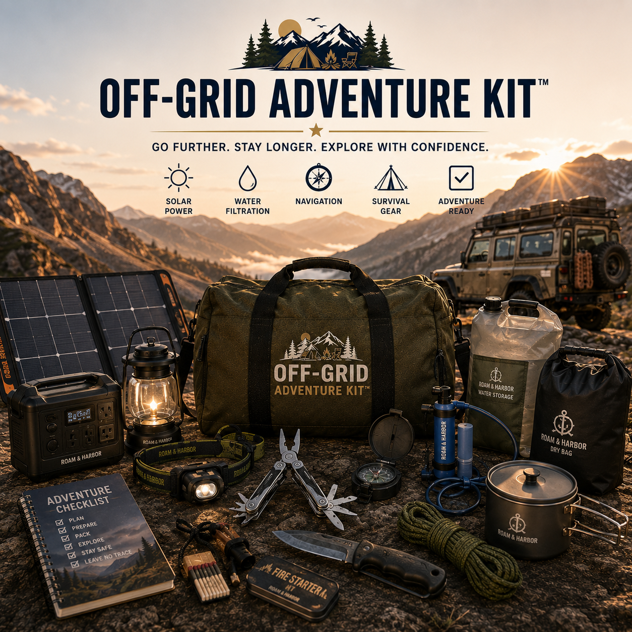Off-Grid Adventure Kit | Remote Camping & Overlanding Essentials