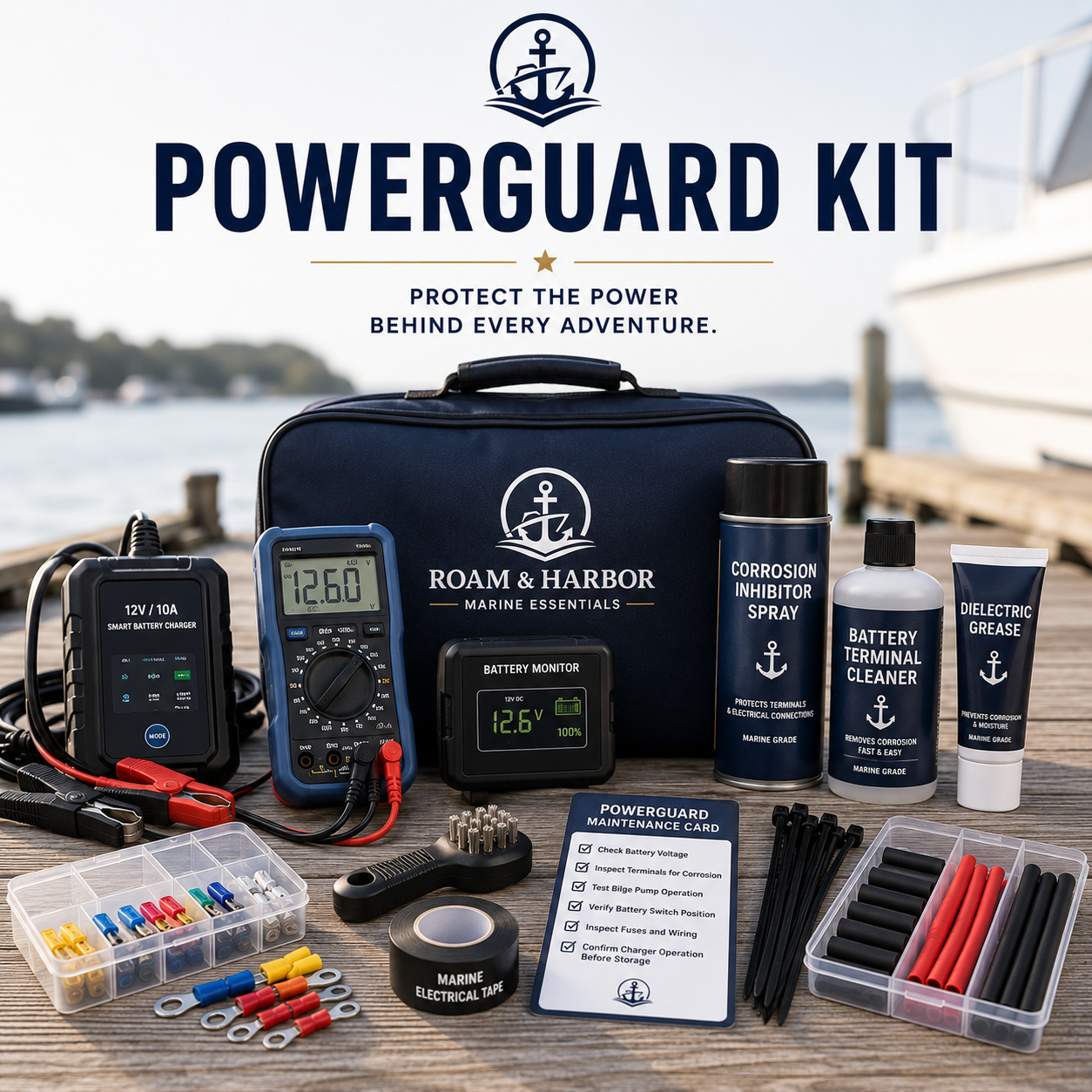 PowerGuard Kit | Marine Battery Care, Chargers & Electrical Supplies