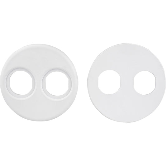 84470SeaDog 4 Gauge Power Socket Adapter Mounting Plate  White 4261041