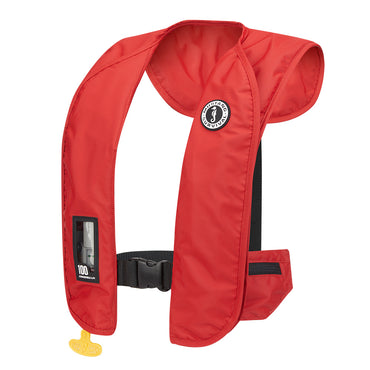 Mustang MIT 100 Convertible Inflatable PFD  Red MD203040202