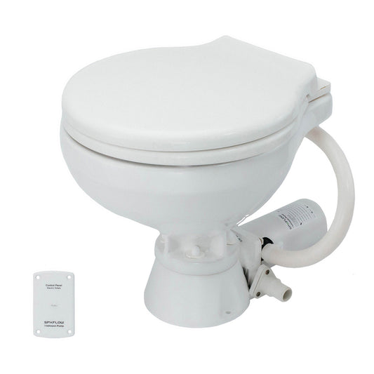 Johnson Pump Standard Electric Toilet  Comfort Macerator Style  24V 804743602