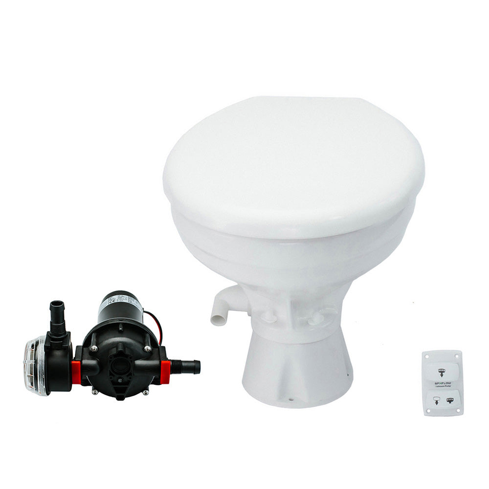 Johnson Pump AquaT Toilet Silent Electric  Comfort  24V wPump 804723202