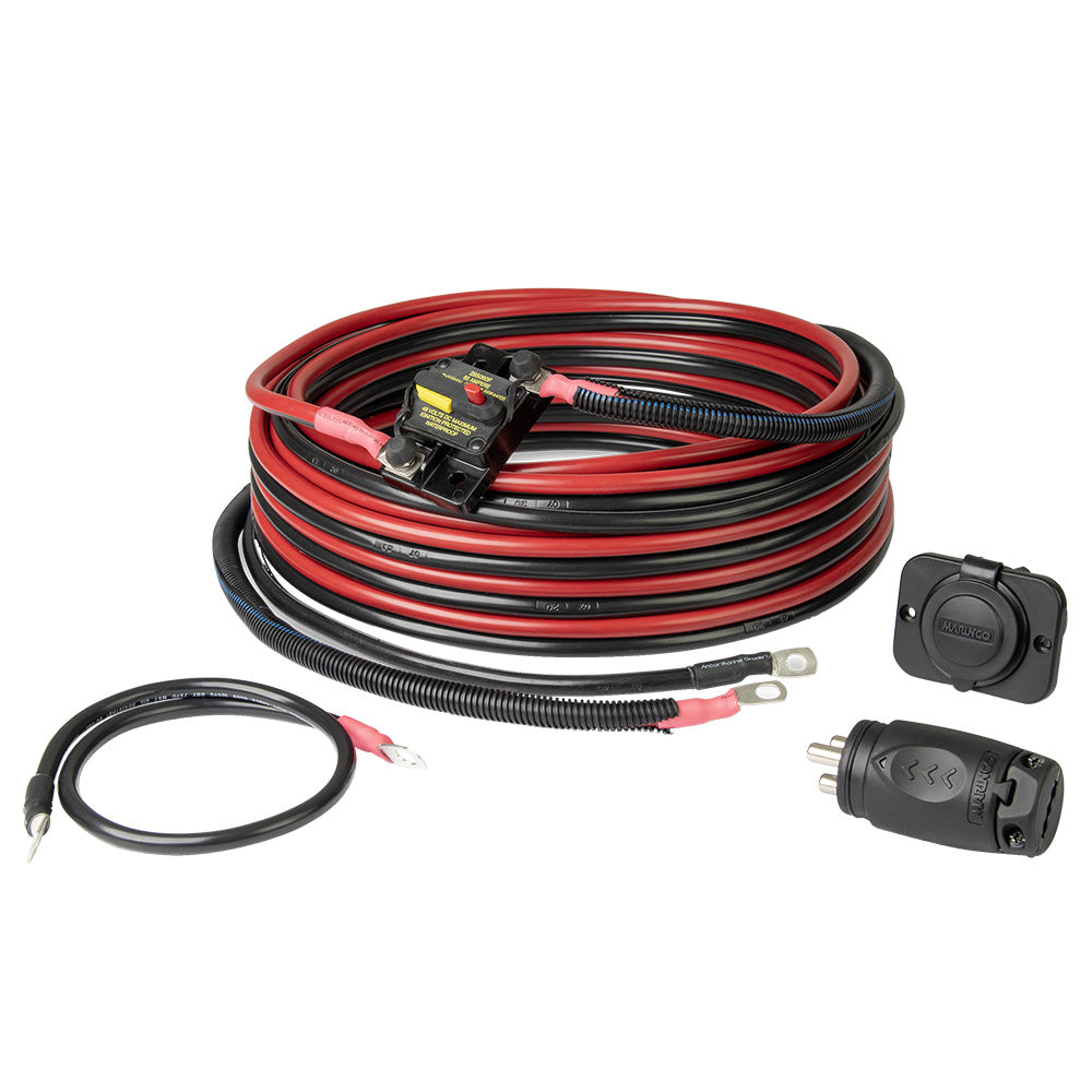 Marinco 24V Trolling Motor Wiring Kit w70A Plug  Receptacle 24VWKS3