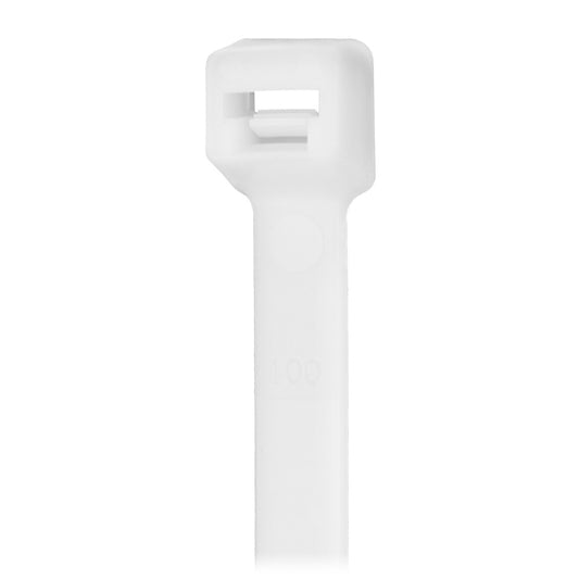 Pacer 14 Cable Tie  Natural Color  50lb Tensile Strength  4 Bundle Diameter  100 Piece Bag CT4S100