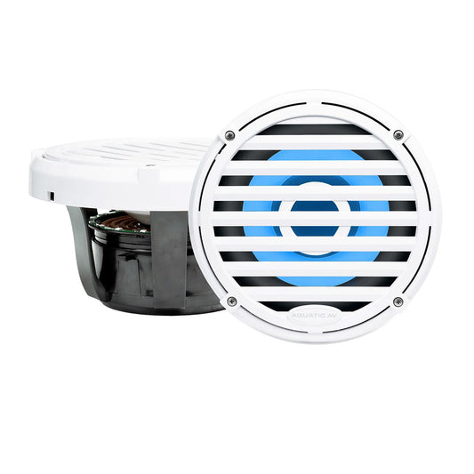 Aquatic AV Elite 10 RGB Subwoofer  White EL412