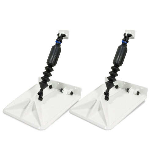 Smart Tabs SX Trim Tabs by Lectrotab 95 x 10 f1820 Boat w150  240HP  White SXW951080
