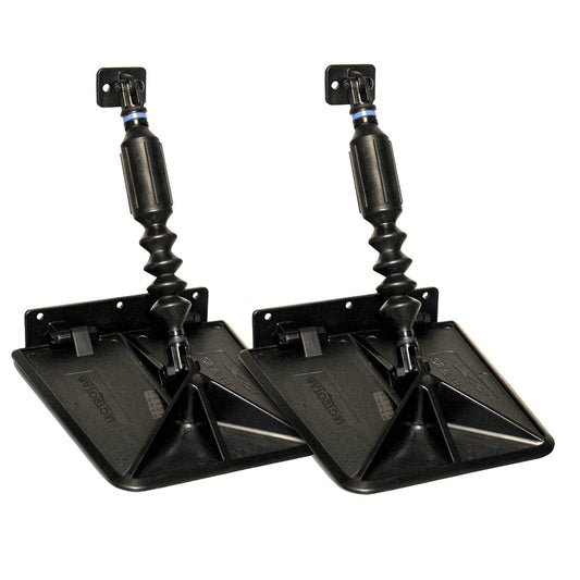 Smart Tab SX Composite Trim Tabs by Lectrotab 95 x 10 f1216 Boat w40  80HP  Black SX951040