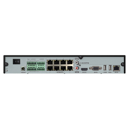 Speco 8Channel Facial Recognition Recorder wSmart Analytics  2TB N8NRX2TB