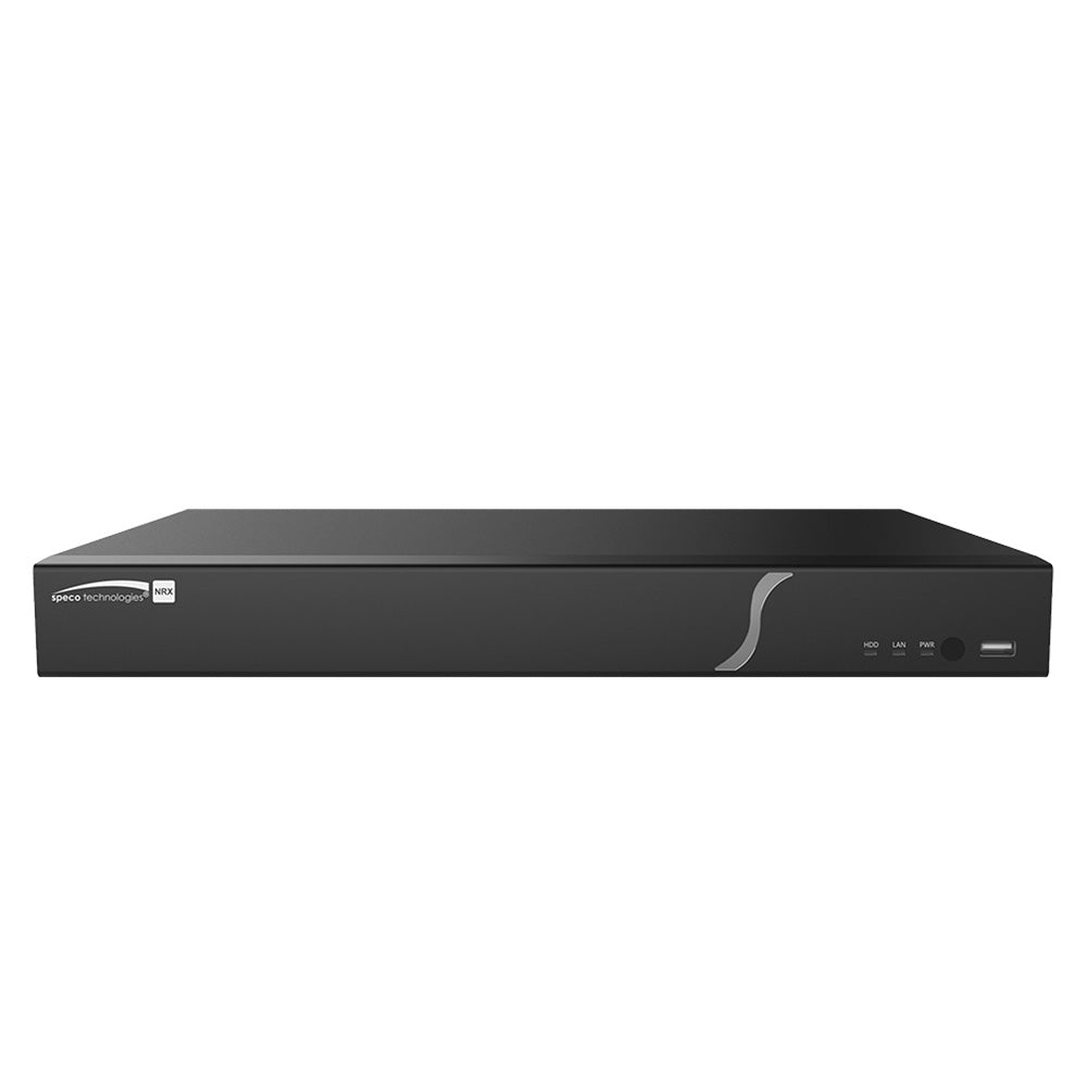 Speco 8Channel Facial Recognition Recorder wSmart Analytics  2TB N8NRX2TB