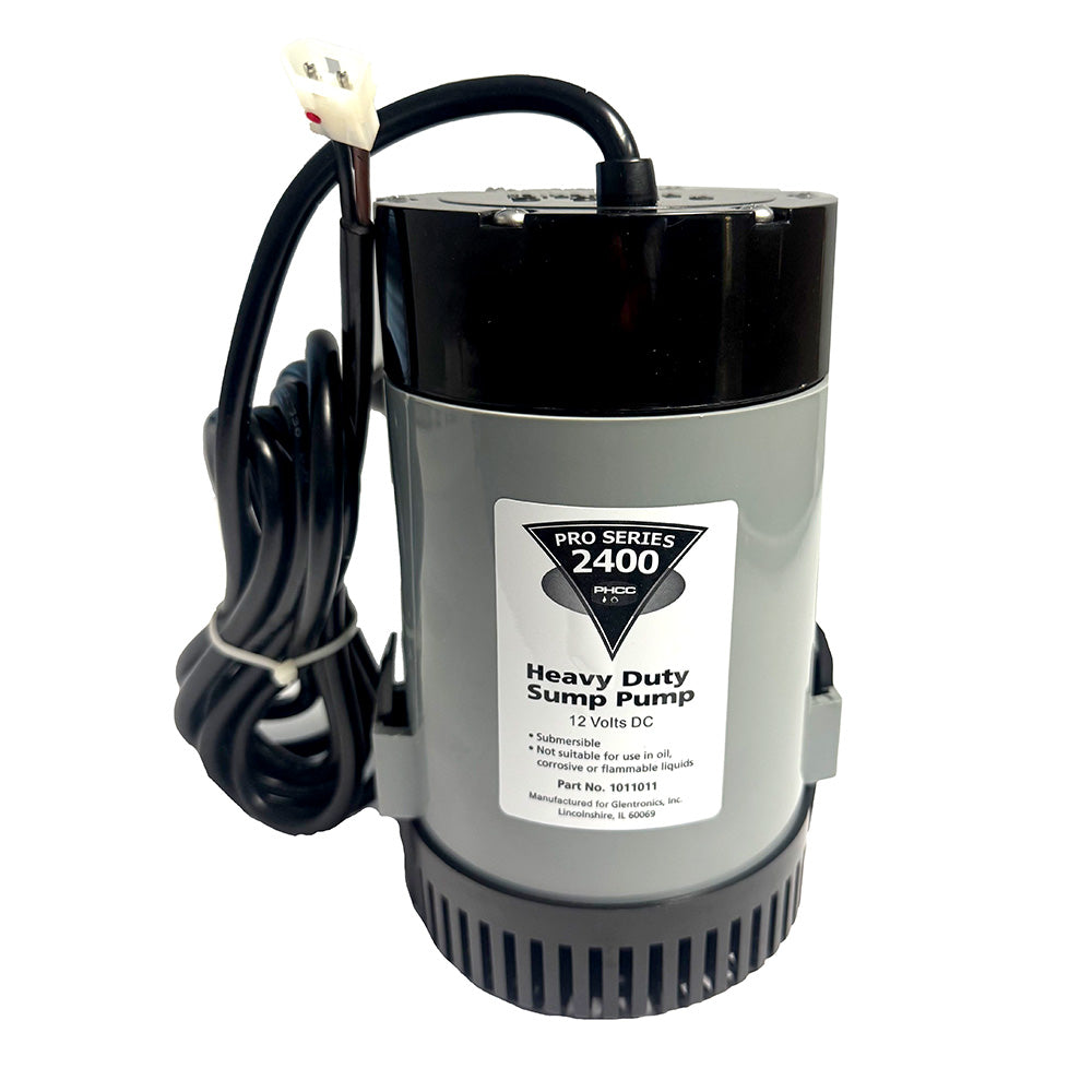 Johnson Pump Pro Series 2400 GPH Sump Pump  Utility Pump  12V  2400GPH w10 Lift 15 Discharge 1011011