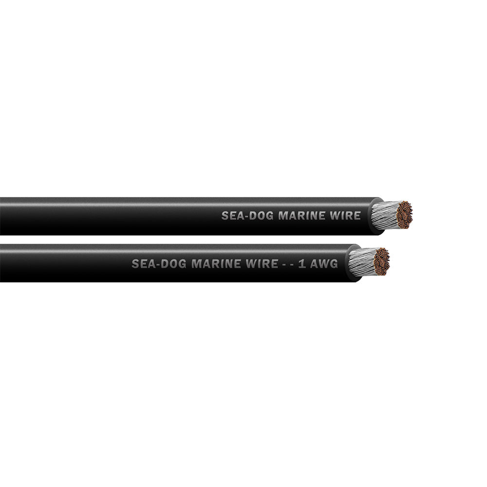 SeaDog 1 AWG Black Battery Cable  100 8001012