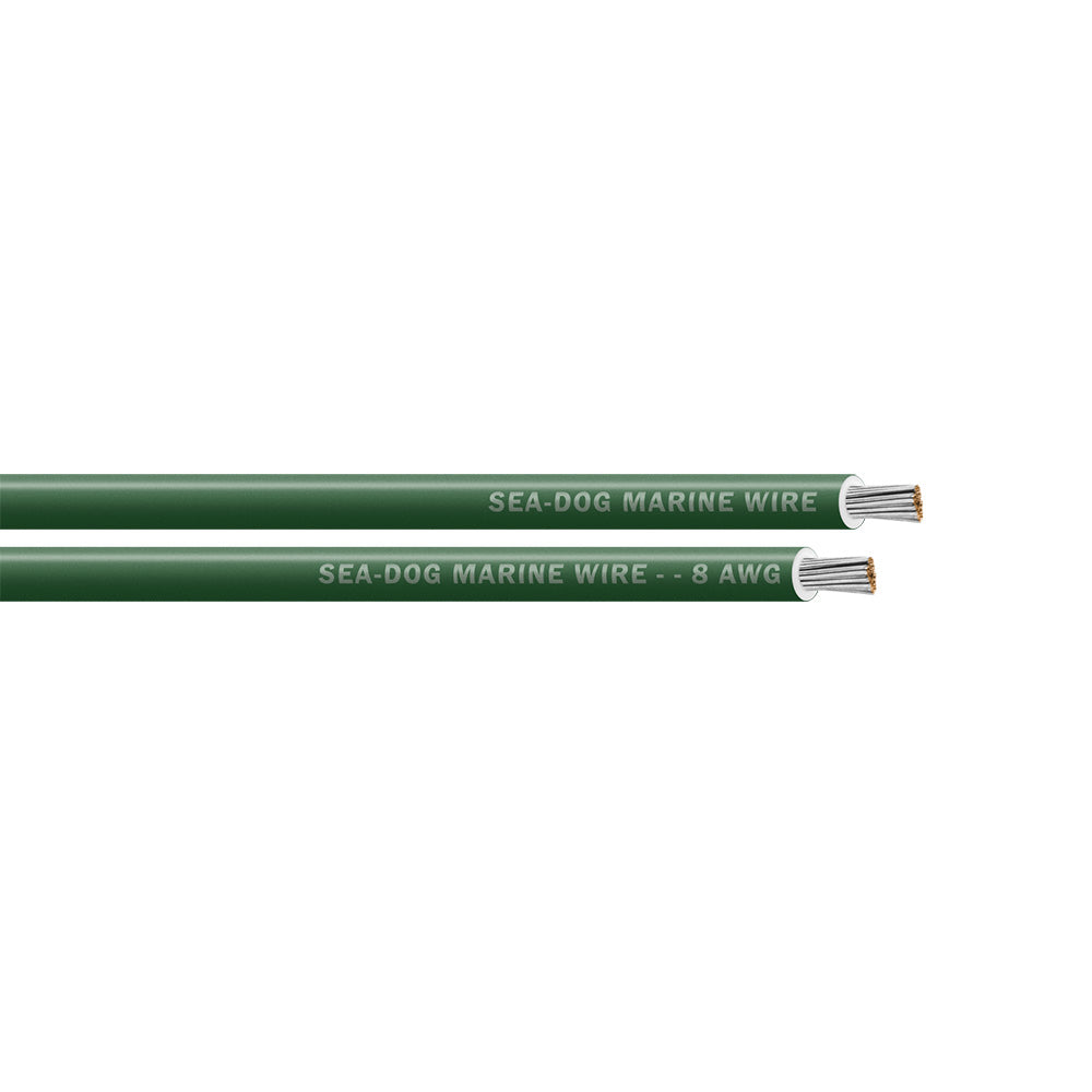 SeaDog 8 AWG Green Primary Wire  25 8008040