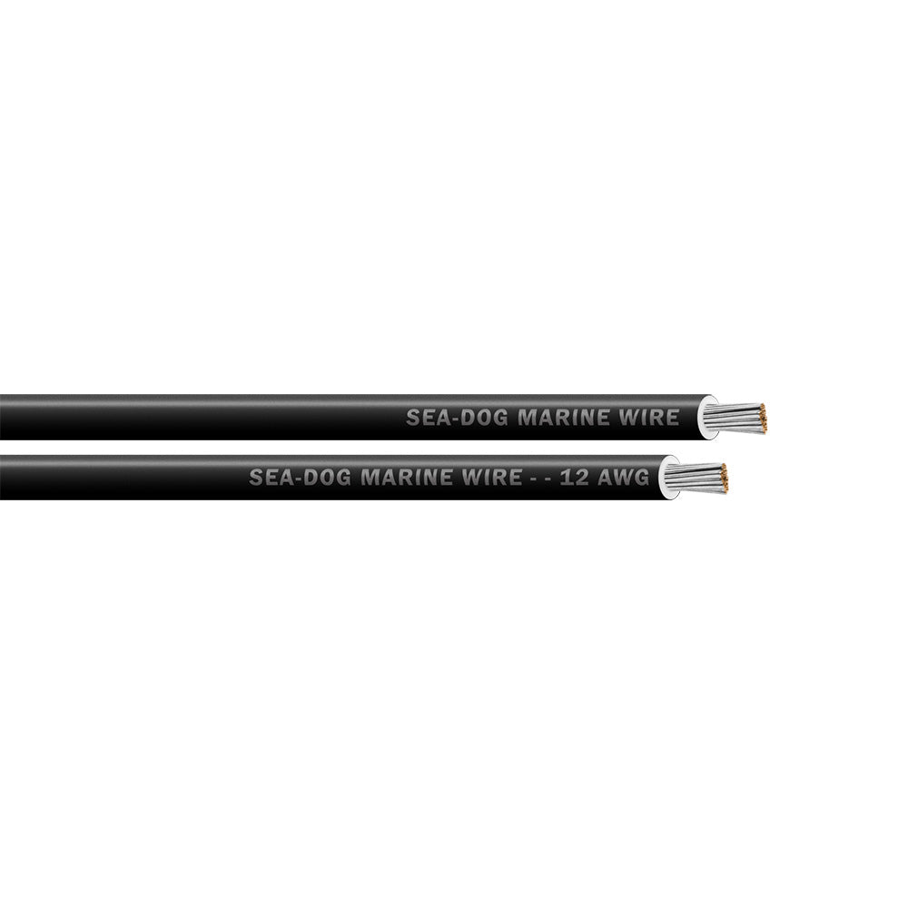 SeaDog 12 AWG Black Primary Wire  1000 8012019