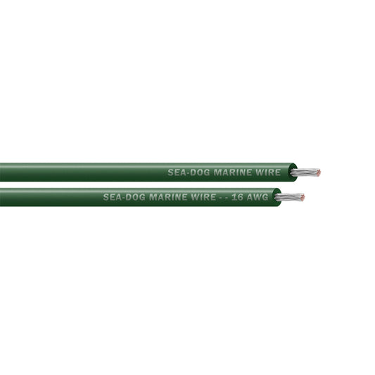 SeaDog 16 AWG Green Primary Wire  25 8016040