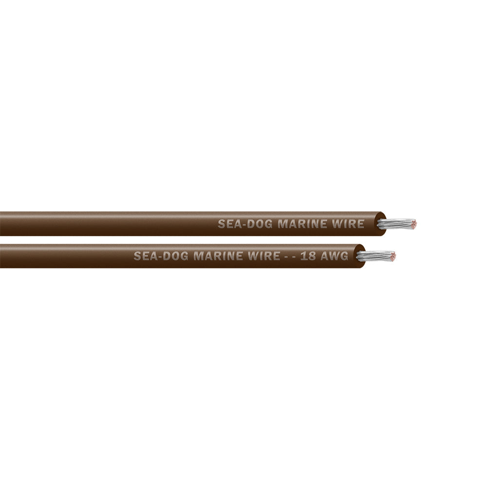 SeaDog 18 AWG Brown Primary Wire  100 8018072