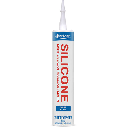 Star brite Marine Silicone Sealant  White  103 oz 82121