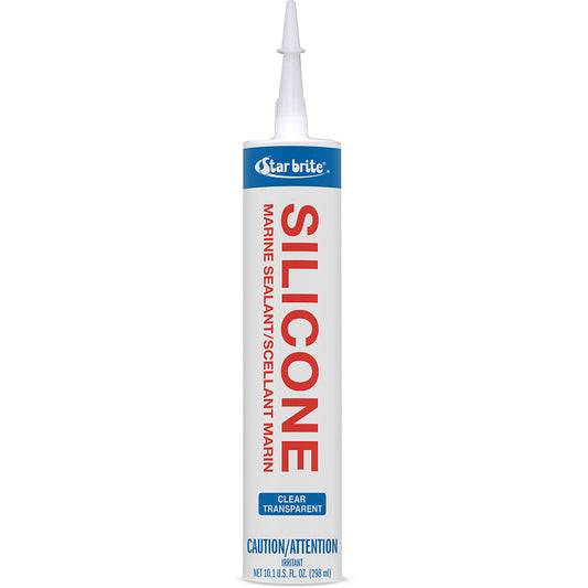 Star brite Marine Silicone Sealant  Clear  103 oz 82122