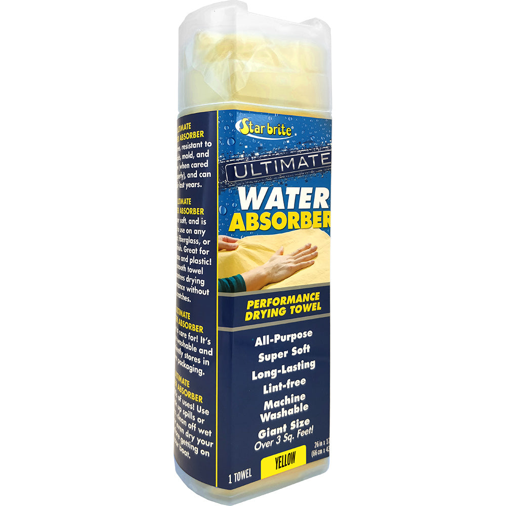 Star brite Ultimate Water Absorber  Performance Drying Towel  Yellow 40046
