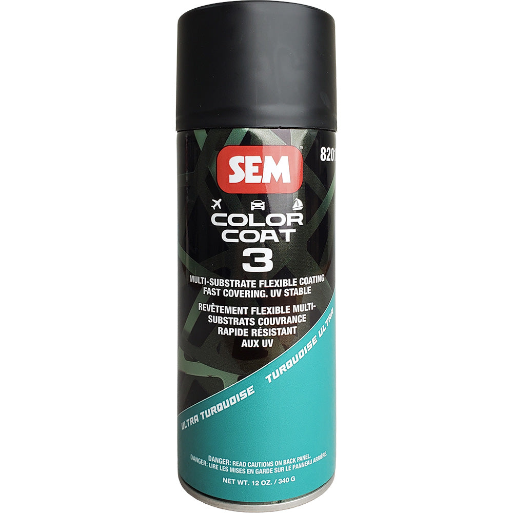 SEM Color Coat 3  Ultra Turquoise  12 oz 82013
