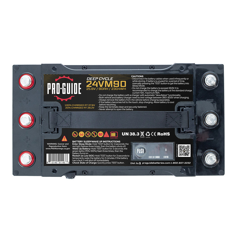 ProGuide Alpha Series Lithium Battery  24V  90AH  Group 31 24VM90