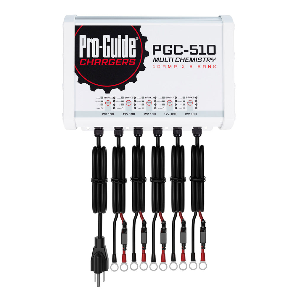 ProGuide 5 Bank OnBoard Battery Charger  12V  50Amp PGC510