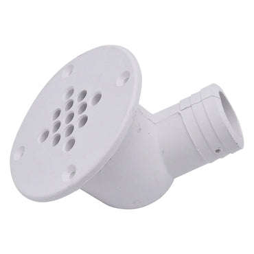 TM Marine 90Degree Cockpit Scupper Drain  White CSD92DP