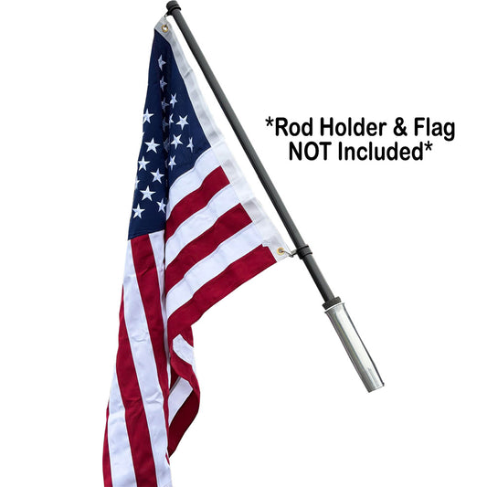 TACO Carbon Fiber Flag Pole wJLock System  54 FP0125CF54